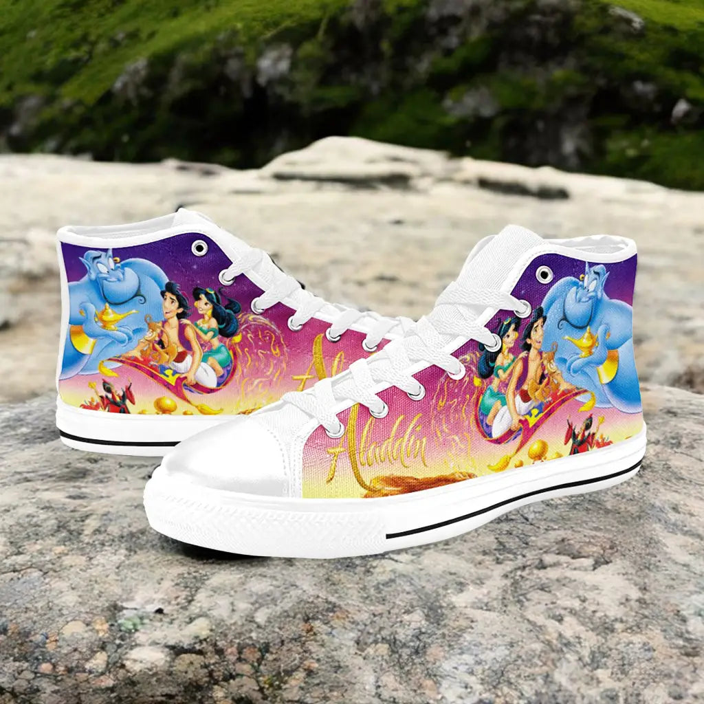 Aladdin Princess Jasmine Custom High Top Sneakers Shoes