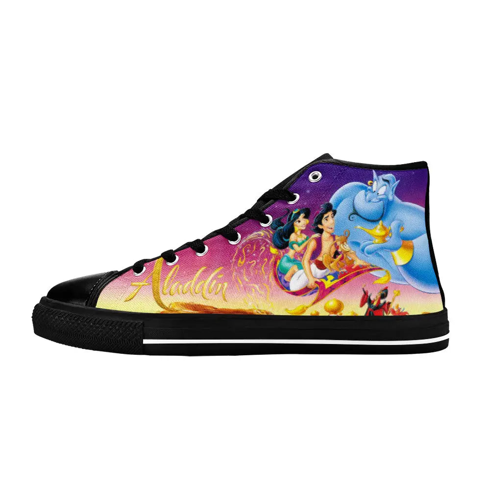 Aladdin Princess Jasmine Custom High Top Sneakers Shoes