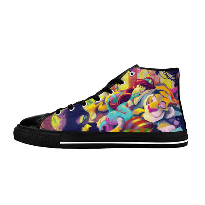 Aladdin Princess Jasmine Custom High Top Sneakers Shoes