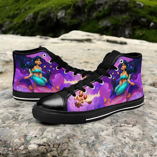 Aladdin Princess Jasmine Custom High Top Sneakers Shoes