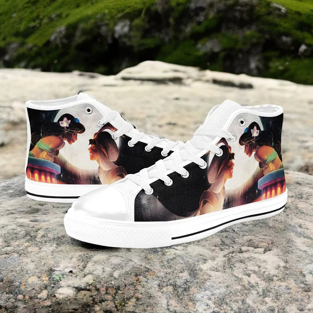 Aladdin Princess Jasmine Custom High Top Sneakers Shoes