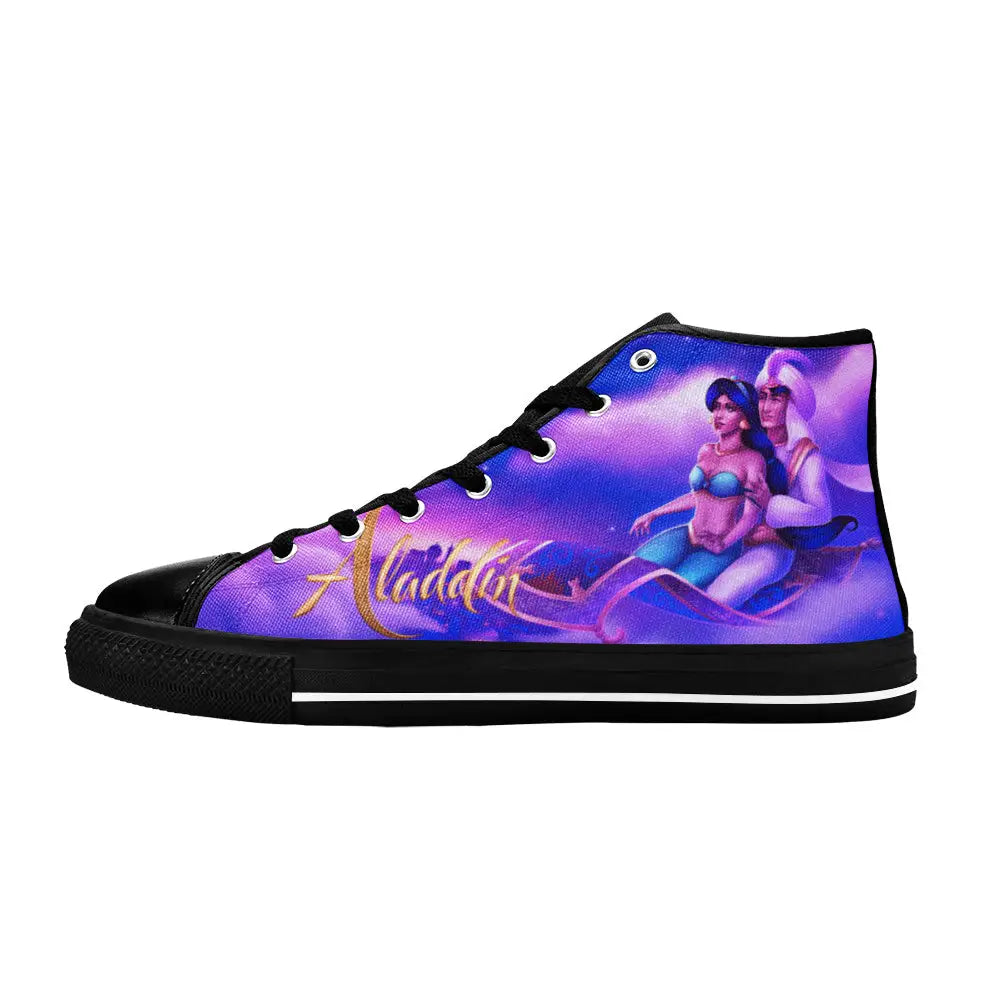 Aladdin Princess Jasmine Custom High Top Sneakers Shoes