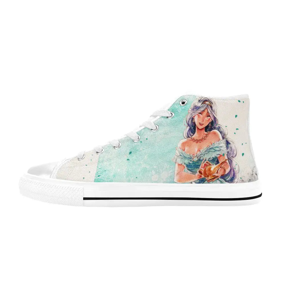 Aladdin Princess Jasmine Custom High Top Sneakers Shoes