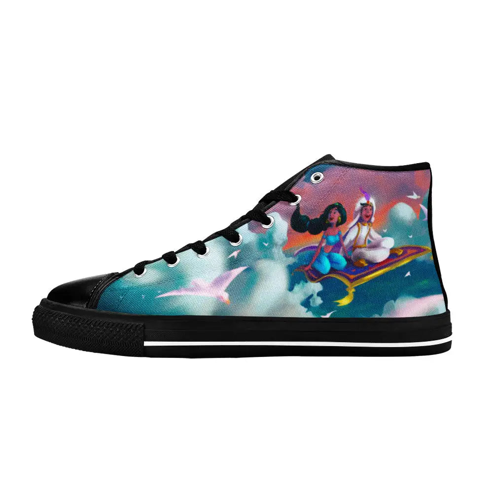 Aladdin Princess Jasmine Custom High Top Sneakers Shoes