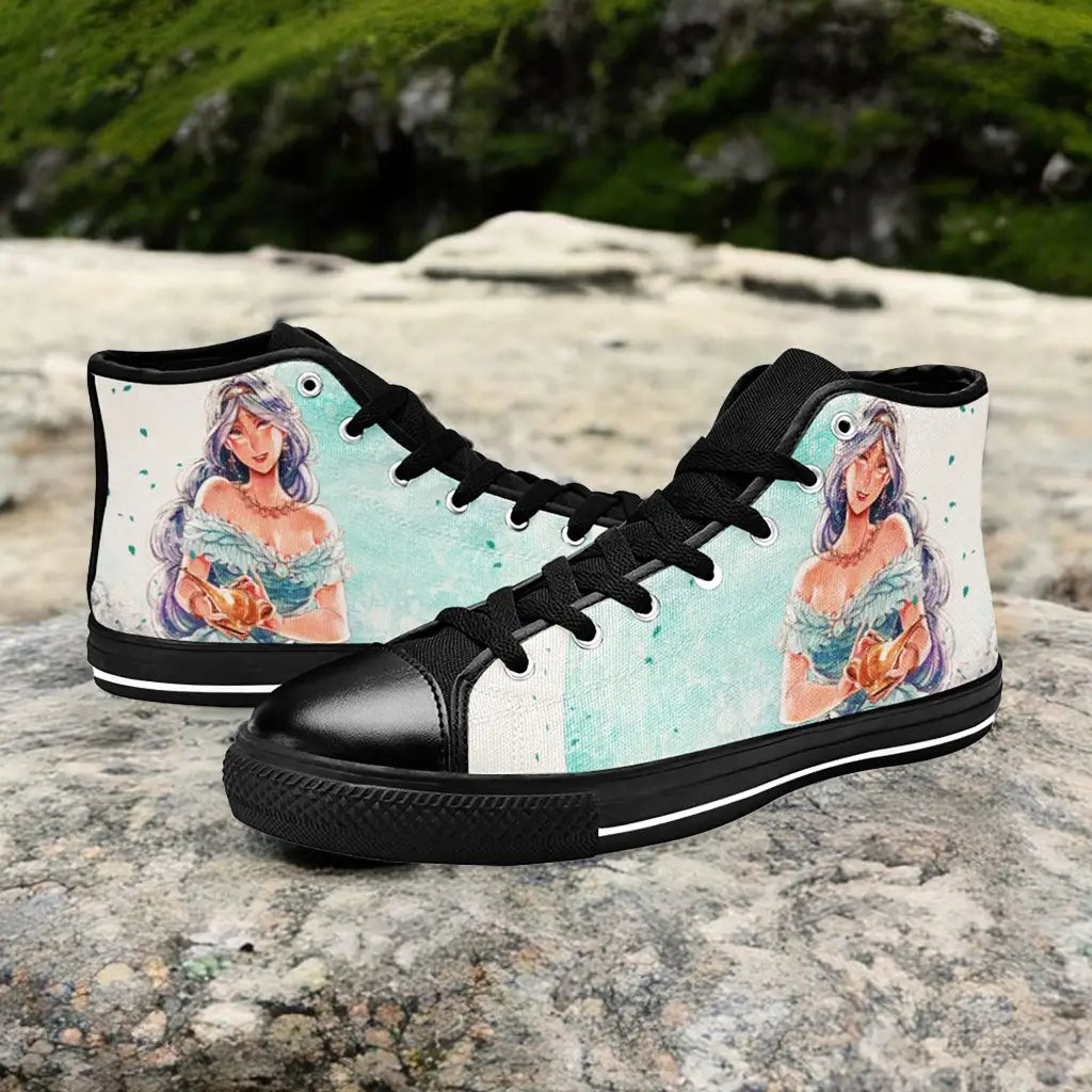 Aladdin Princess Jasmine Custom High Top Sneakers Shoes