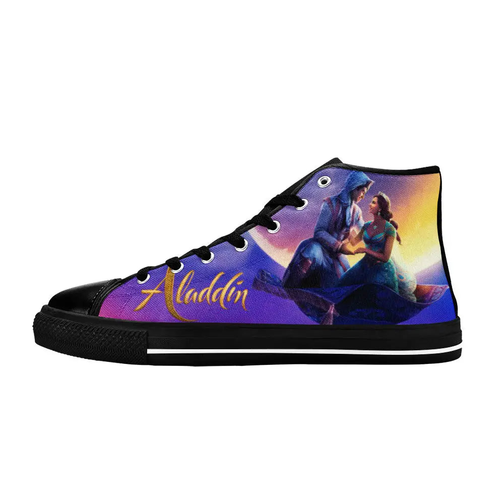 Aladdin Princess Jasmine Custom High Top Sneakers Shoes