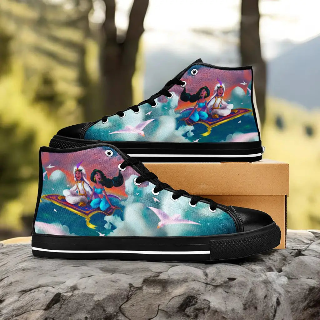 Aladdin Princess Jasmine Custom High Top Sneakers Shoes