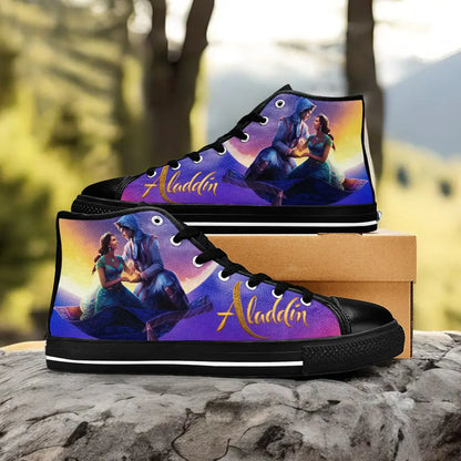 Aladdin Princess Jasmine Custom High Top Sneakers Shoes