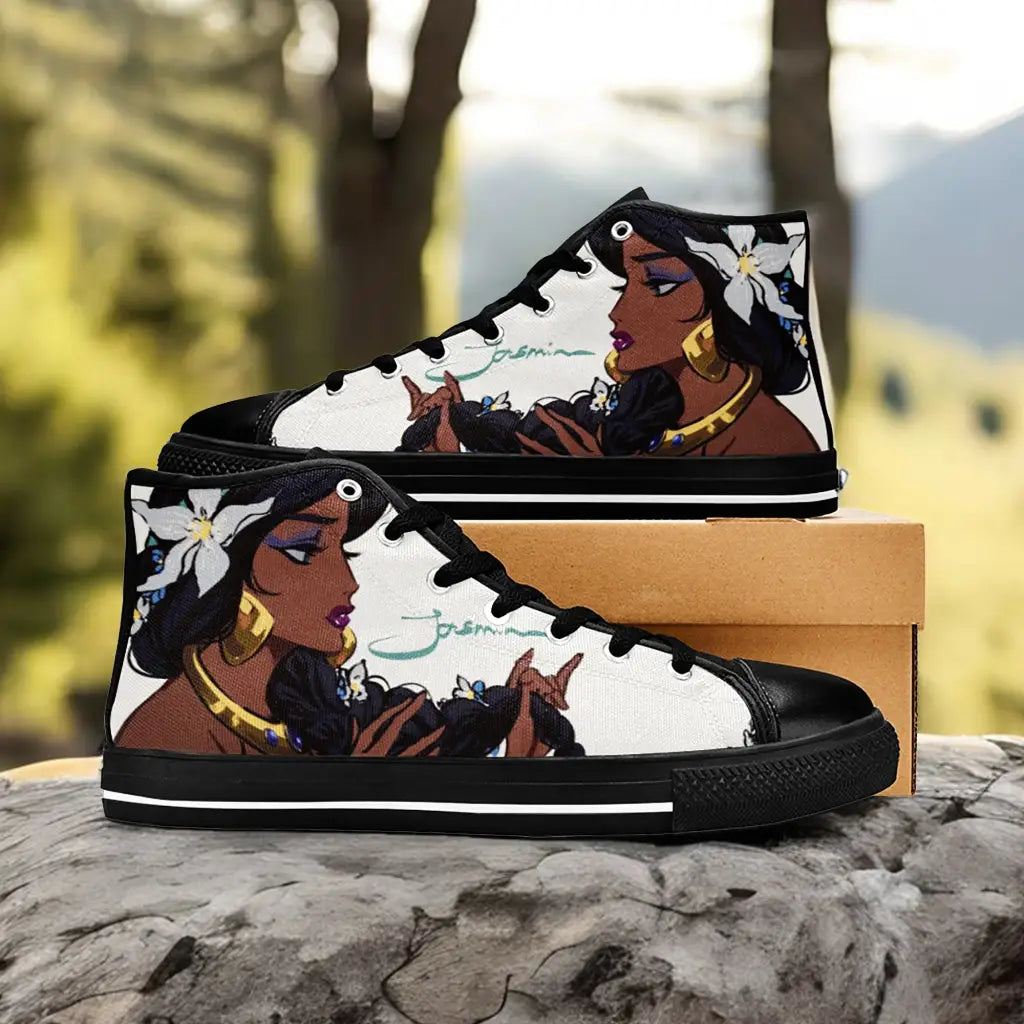 Aladdin Princess Jasmine Custom High Top Sneakers Shoes