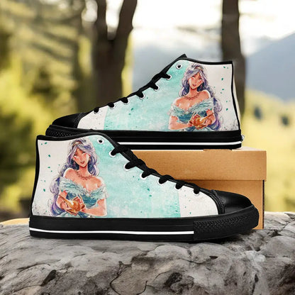 Aladdin Princess Jasmine Custom High Top Sneakers Shoes