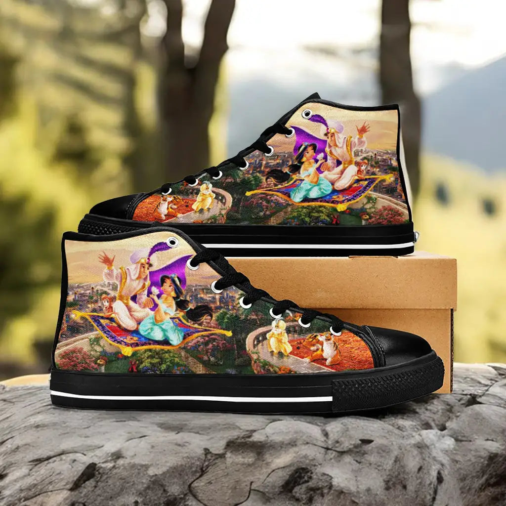 Aladdin Princess Jasmine Custom High Top Sneakers Shoes