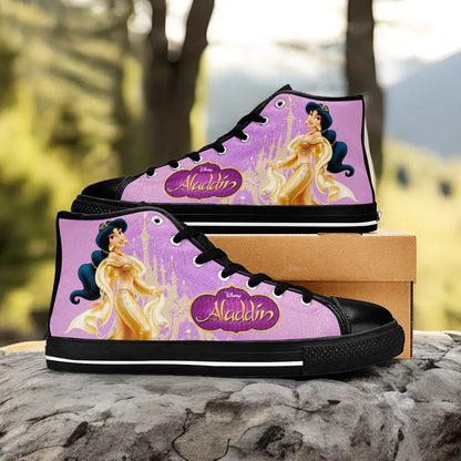 Aladdin Princess Jasmine Custom High Top Sneakers Shoes