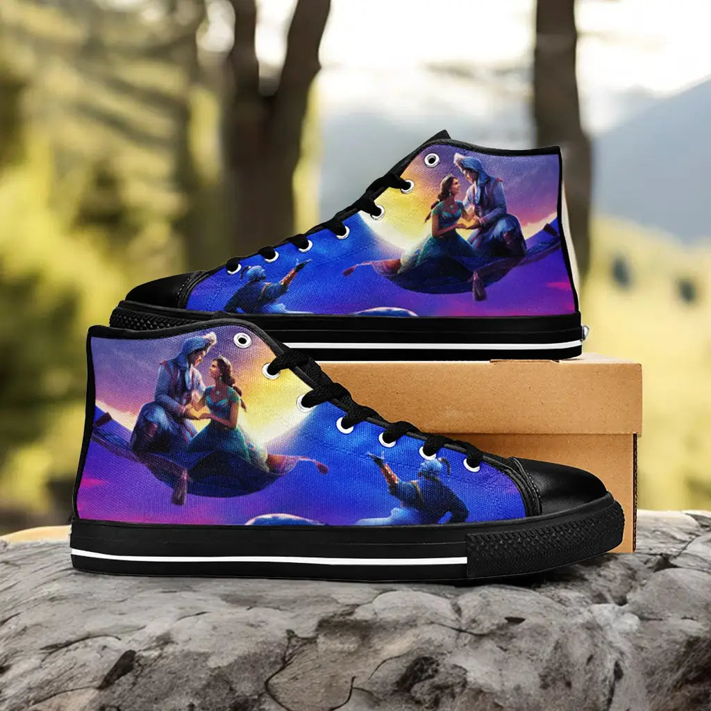 Aladdin Princess Jasmine Custom High Top Sneakers Shoes