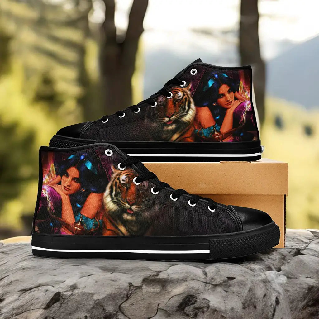 Aladdin Princess Jasmine Custom High Top Sneakers Shoes