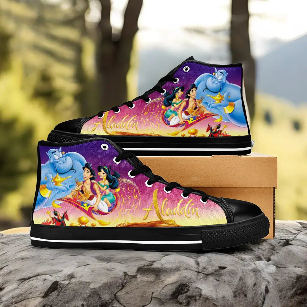 Aladdin Princess Jasmine Custom High Top Sneakers Shoes