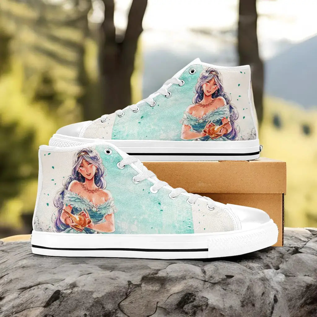 Aladdin Princess Jasmine Custom High Top Sneakers Shoes