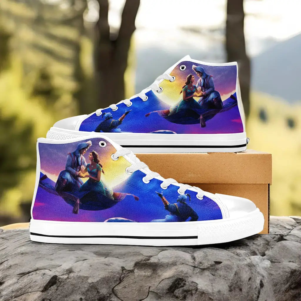 Aladdin Princess Jasmine Custom High Top Sneakers Shoes