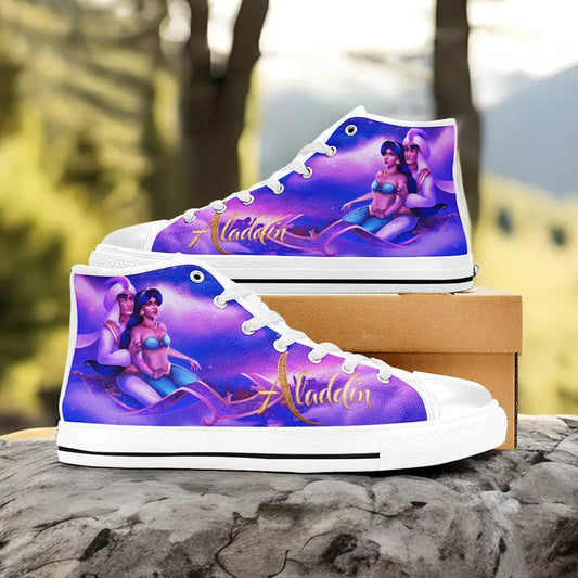 Aladdin Princess Jasmine Custom High Top Sneakers Shoes