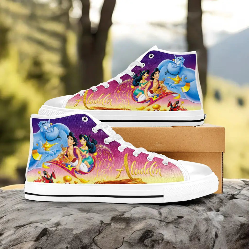 Aladdin Princess Jasmine Custom High Top Sneakers Shoes