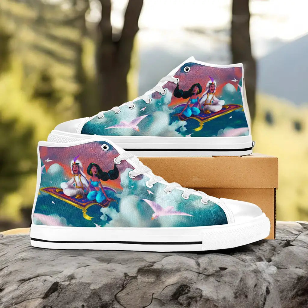 Aladdin Princess Jasmine Custom High Top Sneakers Shoes