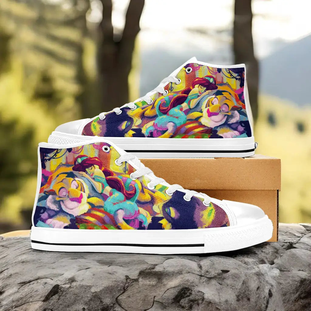 Aladdin Princess Jasmine Custom High Top Sneakers Shoes