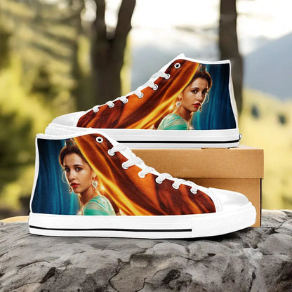 Aladdin Princess Jasmine Custom High Top Sneakers Shoes