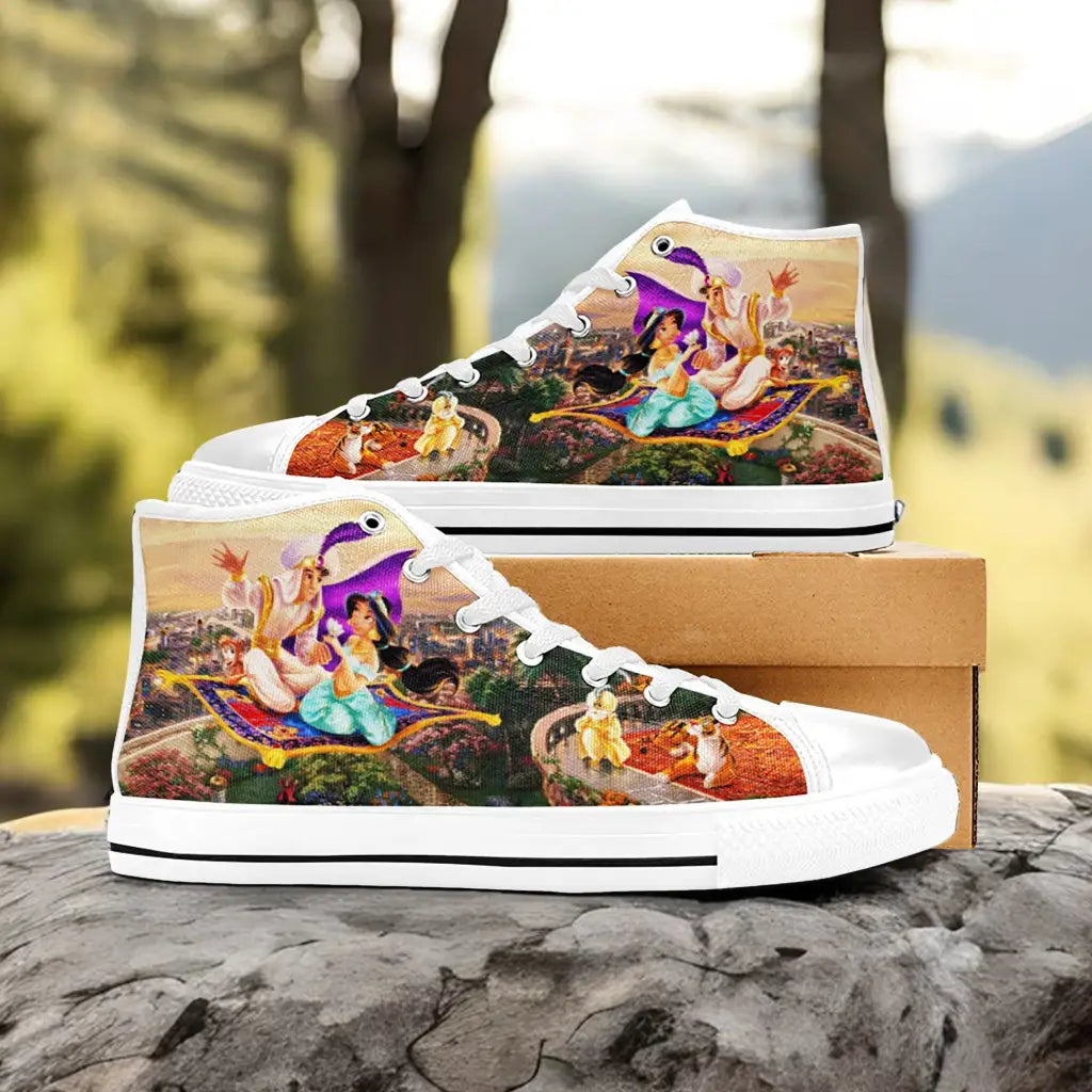 Aladdin Princess Jasmine Custom High Top Sneakers Shoes