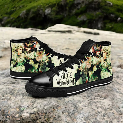 Alice in Wonderland Custom High Top Sneakers Shoes