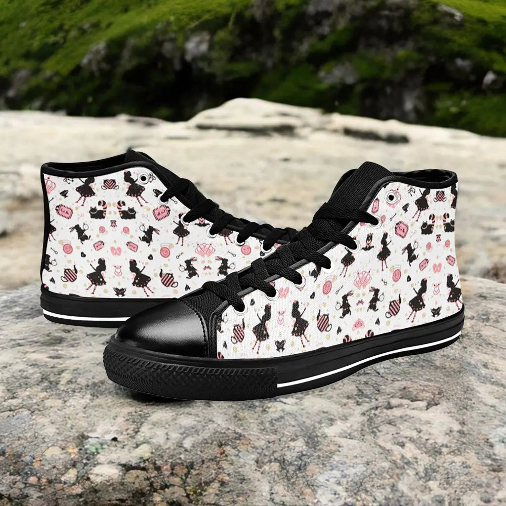 Alice in Wonderland Custom High Top Sneakers Shoes