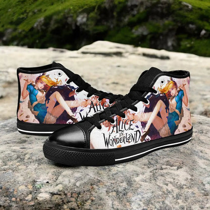 Alice in Wonderland Custom High Top Sneakers Shoes