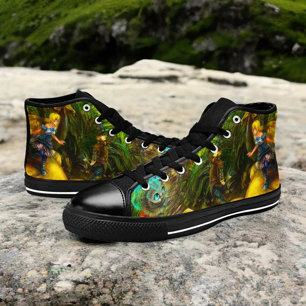 Alice in Wonderland Custom High Top Sneakers Shoes