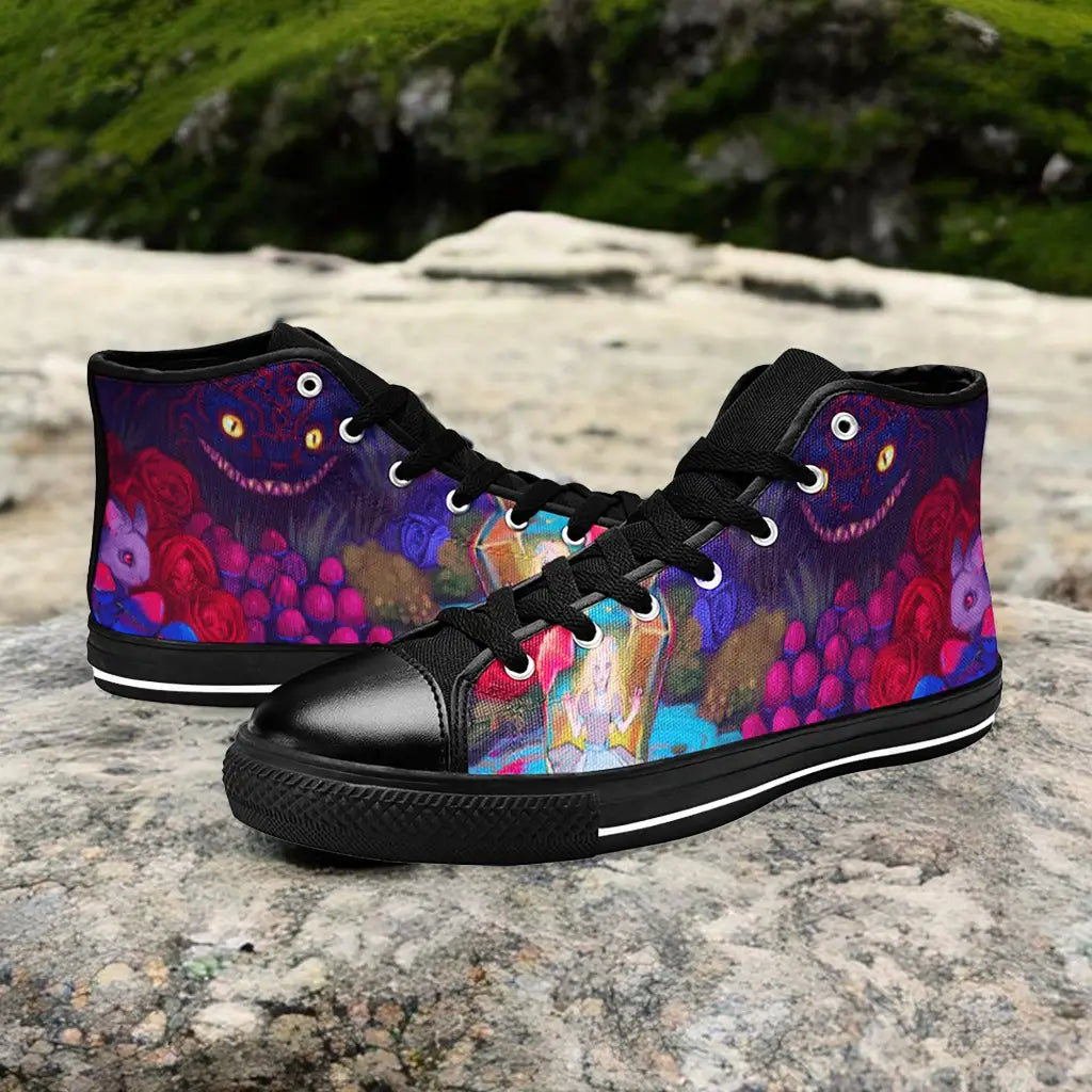 Alice in Wonderland Custom High Top Sneakers Shoes