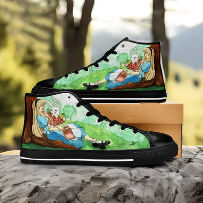 Alice in Wonderland Custom High Top Sneakers Shoes