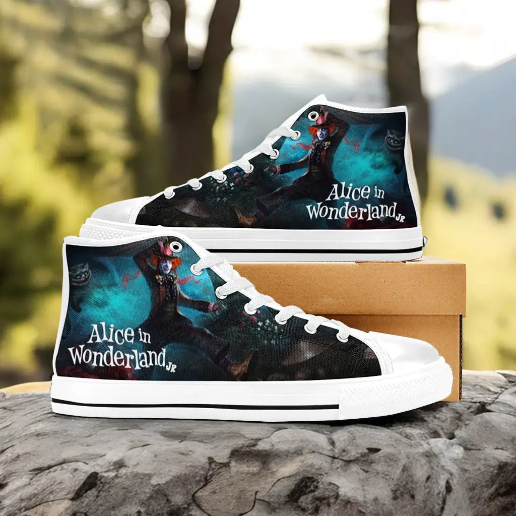 Alice in Wonderland Custom High Top Sneakers Shoes