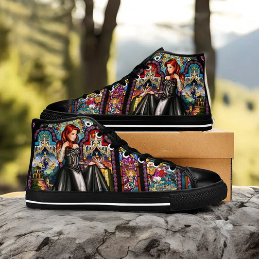 Alice in Wonderland Custom High Top Sneakers Shoes