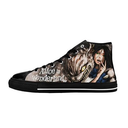 Alice in Wonderland Custom High Top Sneakers Shoes