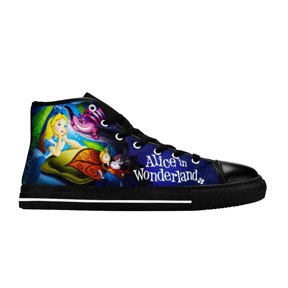 Alice in Wonderland Custom High Top Sneakers Shoes