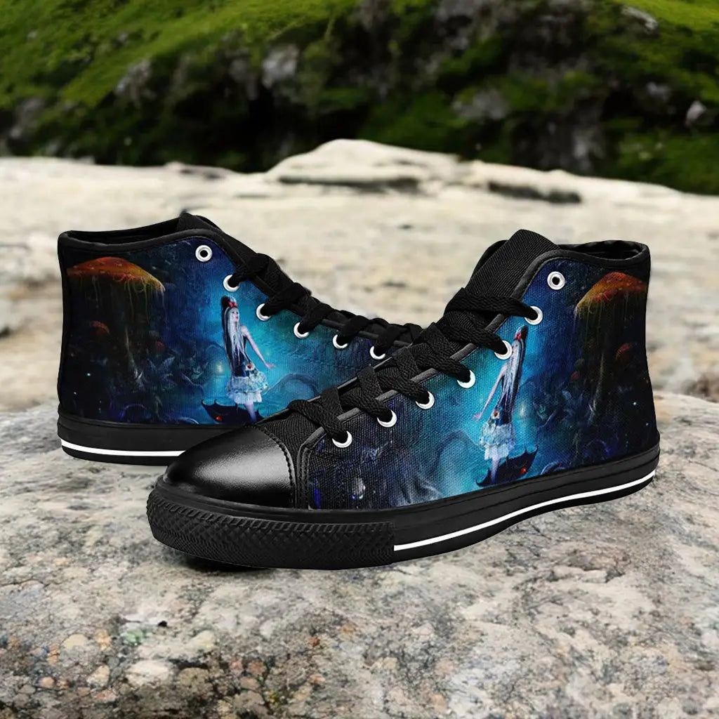 Alice in Wonderland Custom High Top Sneakers Shoes