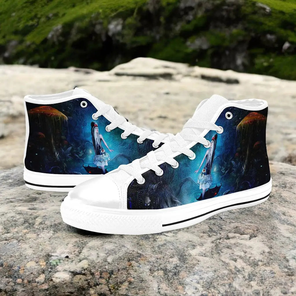 Alice in Wonderland Custom High Top Sneakers Shoes