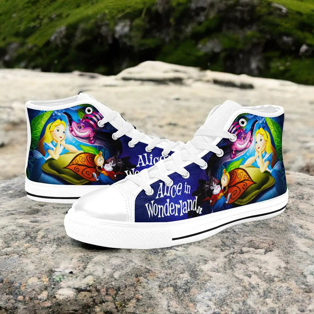 Alice in Wonderland Custom High Top Sneakers Shoes