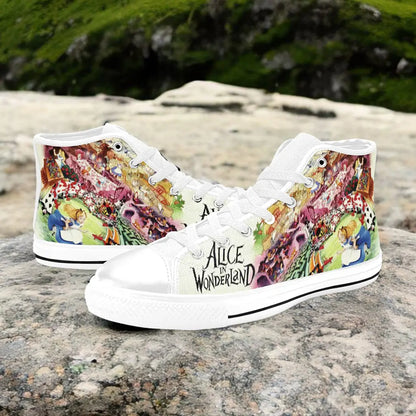 Alice in Wonderland Custom High Top Sneakers Shoes