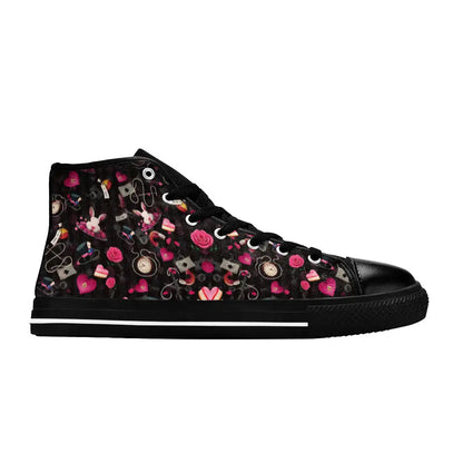 Alice in Wonderland Custom High Top Sneakers Shoes