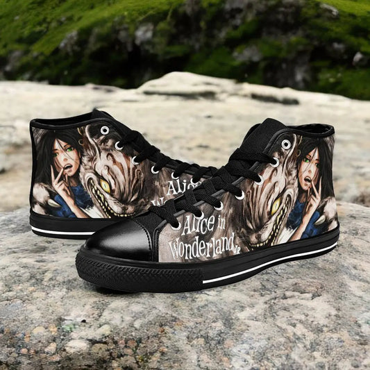 Alice in Wonderland Custom High Top Sneakers Shoes