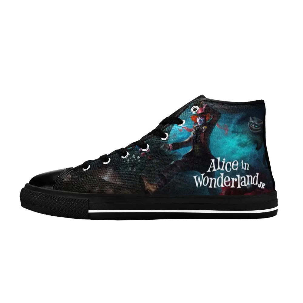 Alice in Wonderland Custom High Top Sneakers Shoes