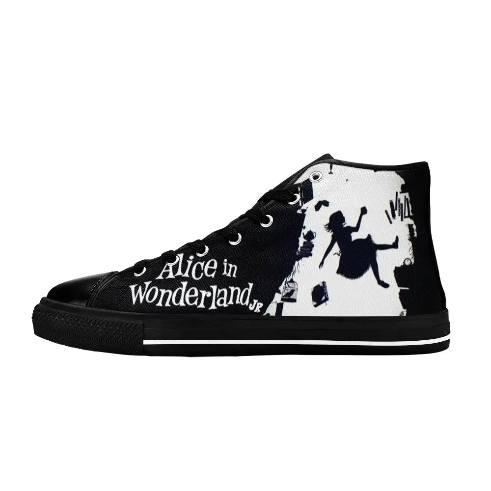 Alice in Wonderland Custom High Top Sneakers Shoes