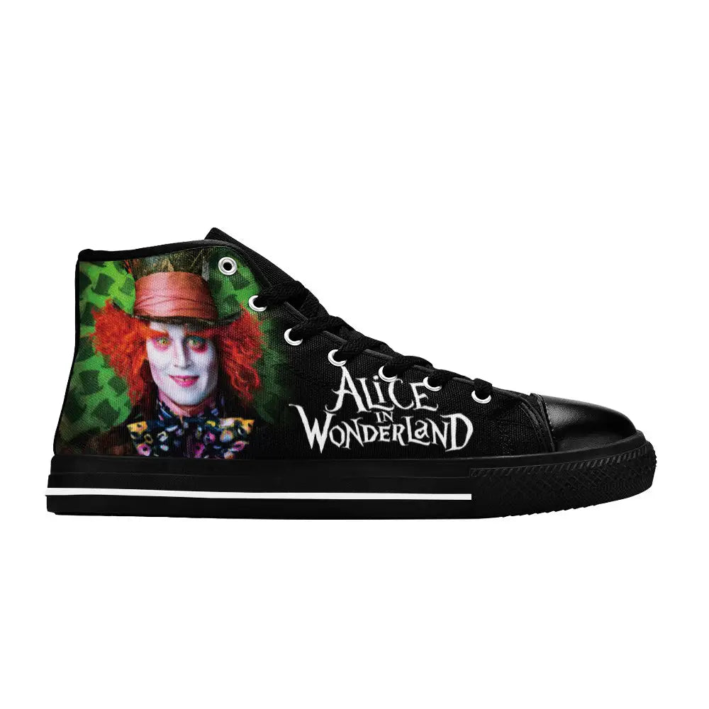 Alice in Wonderland Custom High Top Sneakers Shoes