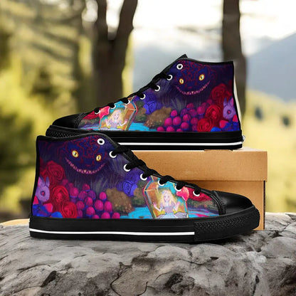 Alice in Wonderland Custom High Top Sneakers Shoes