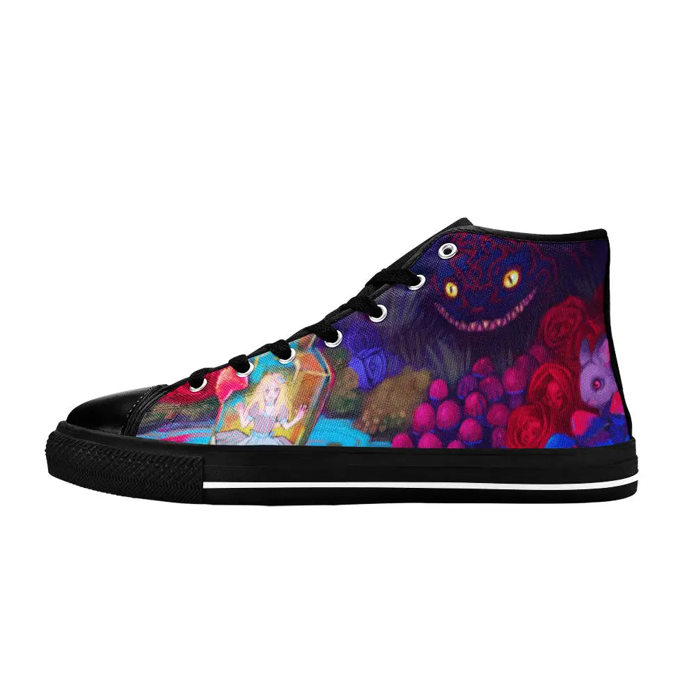 Alice in Wonderland Custom High Top Sneakers Shoes