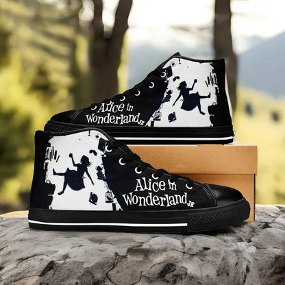 Alice in Wonderland Custom High Top Sneakers Shoes