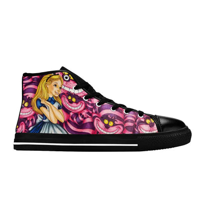 Alice in Wonderland Custom High Top Sneakers Shoes